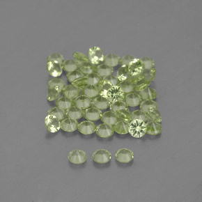 Peridot Gemstone in 2 mm (calibrated) Size for Sale, Peridot Stone in Lively Green Color