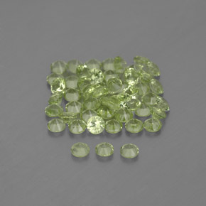 Peridot Gemstone in 2 mm (calibrated) Size for Sale, Peridot Stone in Lively Green Color