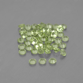 Peridot Gemstone in 2 mm (calibrated) Size for Sale, Peridot Stone in Lively Green Color