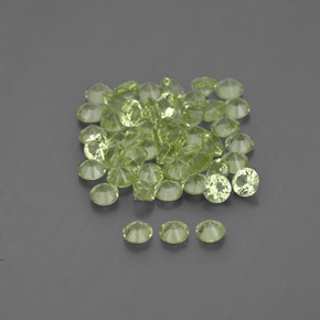 Peridot Gemstone in 2 mm (calibrated) Size for Sale, Peridot Stone in Lively Green Color
