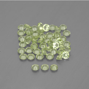 Peridot Gemstone in 2 mm (calibrated) Size for Sale, Peridot Stone in Lively Green Color
