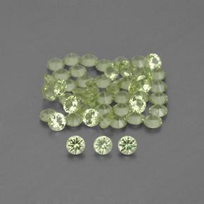黄みがかったグリーン ペリドット 宝石 - 0ct ダイヤモンドカット (ID: 343033)