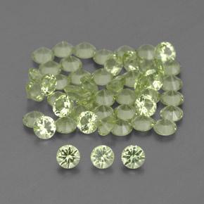 1.54 ctw Green Peridot Stones, Natural Peridot in Diamond-Cut Shape for Sale