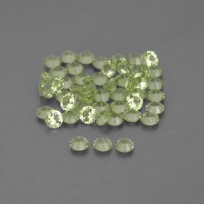 Peridot Gemstones in 2 mm (calibrated) Size for Sale, Peridot Stones in Yellowish Green Color