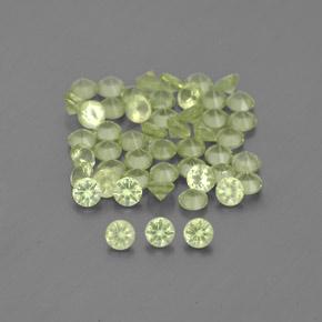 Yellow Green Peridot Gem - 0ct Diamond-Cut (ID: 343035)