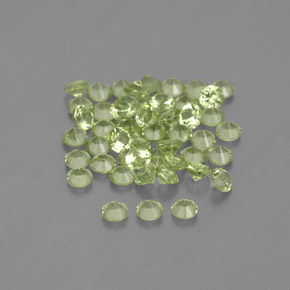 Peridot Gemstone in 2 mm (calibrated) Size for Sale, Peridot Stone in Lively Green Color