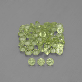 Yellow Green Peridot Gem - 0ct Diamond-Cut (ID: 343248)