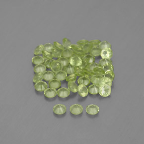 Peridot Gemstones in 2 mm (calibrated) Size for Sale, Peridot Stones in Yellow Green Color