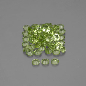 Peridot Gemstone in 2 mm (calibrated) Size for Sale, Peridot Stone in Lively Green Color