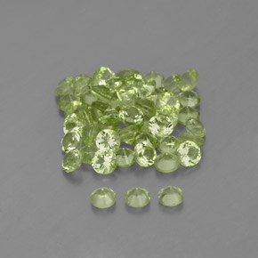 Peridot Gemstone in 2 mm (calibrated) Size for Sale, Peridot Stone in Lively Green Color