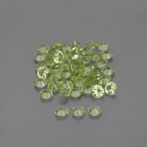 Peridot Gemstones in 2 mm (calibrated) Size for Sale, Peridot Stones in Lively Green Color