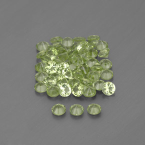 Peridot Gemstone in 2 mm (calibrated) Size for Sale, Peridot Stone in Lively Green Color