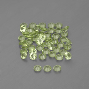 Peridot Gemstone in 2 mm (calibrated) Size for Sale, Peridot Stone in Lively Green Color