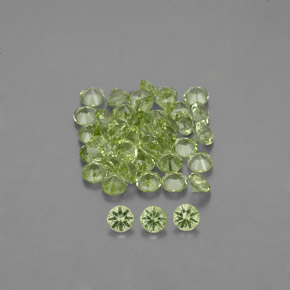 Yellowish Green Peridot Gem - 0ct Diamond-Cut (ID: 343912)