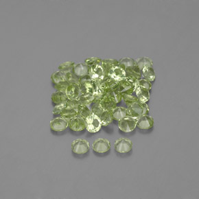 Peridot Gemstones in 2 mm (calibrated) Size for Sale, Peridot Stones in Lively Green Color