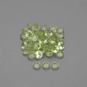 Peridot Gemstone in 2 mm (calibrated) Size for Sale, Peridot Stone in Lively Green Color
