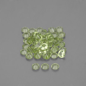 Peridot Gemstones in 2 mm (calibrated) Size for Sale, Peridot Stones in Pear Green Color