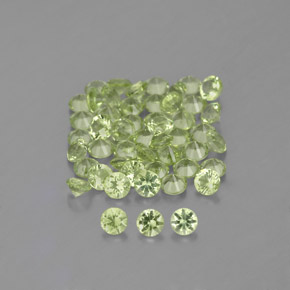 Pear Green Peridot Gem - 0ct Diamond-Cut (ID: 344033)