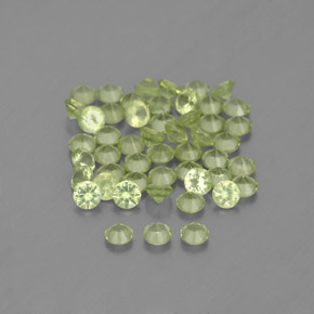 Peridot Gemstone in 2 mm (calibrated) Size for Sale, Peridot Stone in Lively Green Color