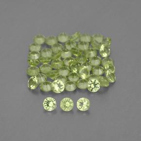 Pear Green Peridot Edelstein - 0ct Diamanten-Schliff (ID: 344154)