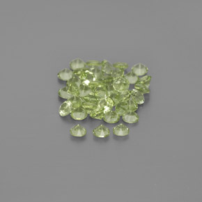 Peridot Gemstone in 2 mm (calibrated) Size for Sale, Peridot Stone in Lively Green Color