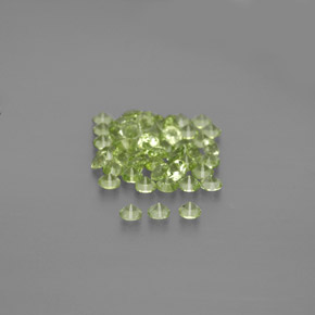 Peridot Gemstones in 2 mm (calibrated) Size for Sale, Peridot Stones in Lively Green Color