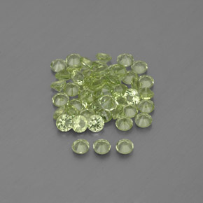 Peridot Gemstone in 2 mm (calibrated) Size for Sale, Peridot Stone in Lively Green Color