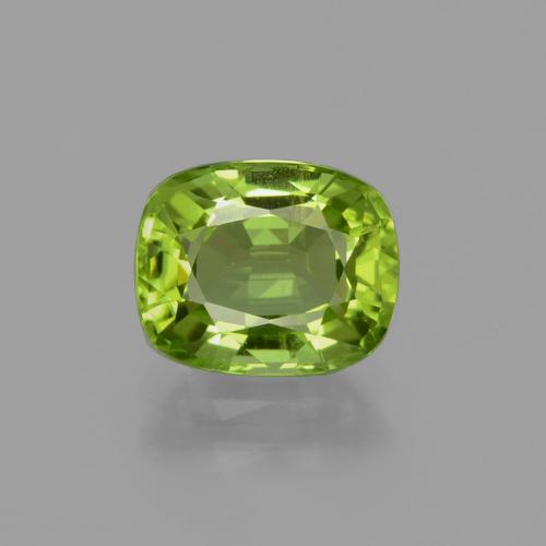 Verde vivo Peridoto Gema - 2.2ct Corte en Forma Cojín (ID: 398374)