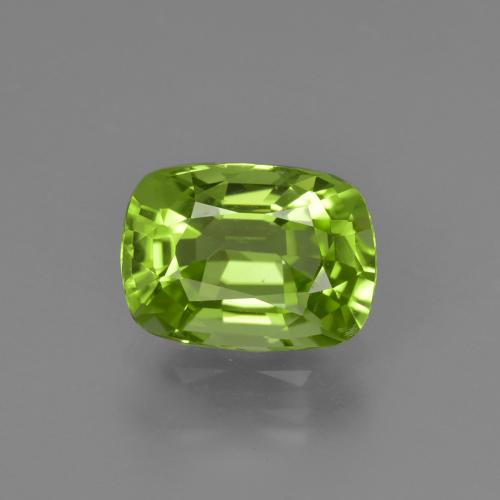 Verde giallastro Peridoto Gem - 2.3ct Taglio a cuscino (ID: 425697)