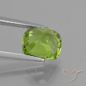 Peridot Gemstone in 8.1 x 6.8 mm Size for Sale, Peridot Stone in Medium Green Color