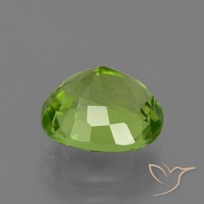 Peridot Gemstone in 8.7 x 7.6 mm Size for Sale, Peridot Stone in Lively Green Color