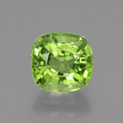 Verde vivo Peridoto Gema - 2.8ct Corte en Forma Cojín (ID: 437753)