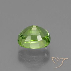 Peridot Gemstone in 7.6 x 7.1 mm Size for Sale, Peridot Stone in Medium Green Color