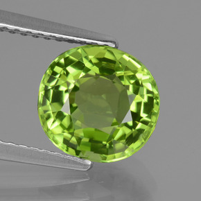 2.8ct Oval Facet Lively Green Peridot Gem for sale 2.8ct Oval Facet Lively Green Peridot Gem (ID: 438014)