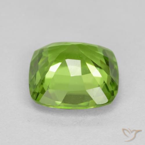 Peridot Gemstone in 8 x 8 mm (calibrated) Size for Sale, Peridot Stone in Medium Green Color