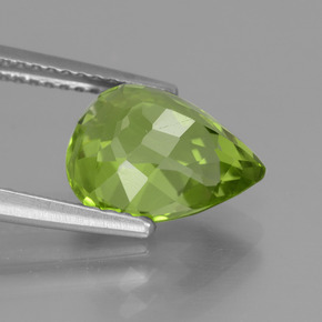 Peridot Gemstone in 10.9 x 8.4 mm Size for Sale, Peridot Stone in Medium Green Color
