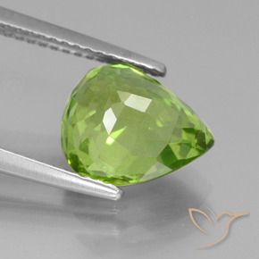 Peridot Gemstone in 10.5 x 8.9 mm Size for Sale, Peridot Stone in Medium Green Color