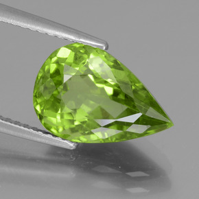 4.5ct Pear Facet Lively Green Peridot Gem for sale 4.5ct Pear Facet Lively Green Peridot Gem (ID: 442946)