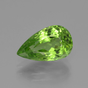 4ct Pear Facet Lively Green Peridot for sale thumb image of 4ct Pear Facet Lively Green Peridot (ID: 443105)