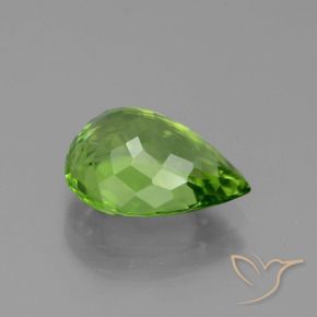 Peridot Gemstone in 11.6 x 8.7 mm Size for Sale, Peridot Stone in Forest Green Color