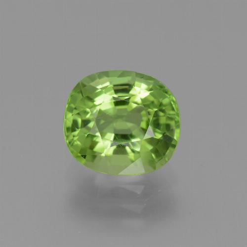 Ярко-зеленый Хризолит Камень - 2.4ct Фасетный Овал (ID: 445823)