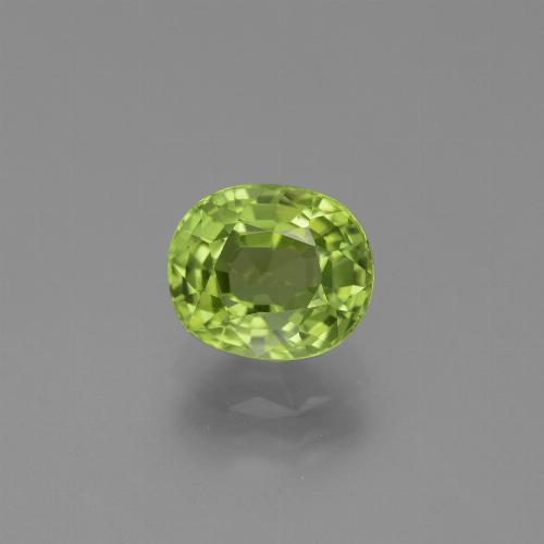 Verde medio Peridoto Gema - 2.3ct Forma ovalada (ID: 445825)