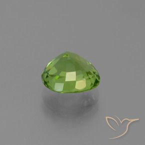 Peridot Gemstone in 8.1 x 7.6 mm Size for Sale, Peridot Stone in Medium Green Color
