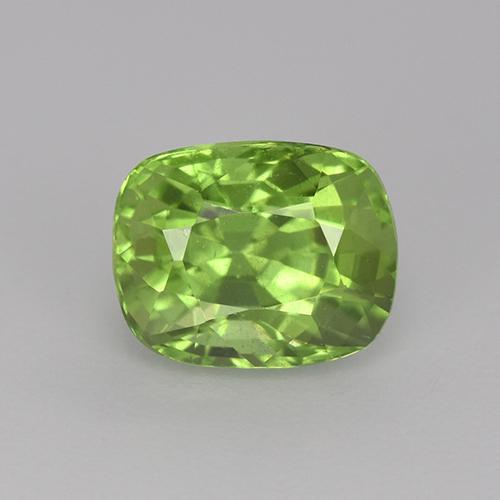 Verde medio Peridoto Gema - 2.2ct Corte en Forma Cojín (ID: 447051)