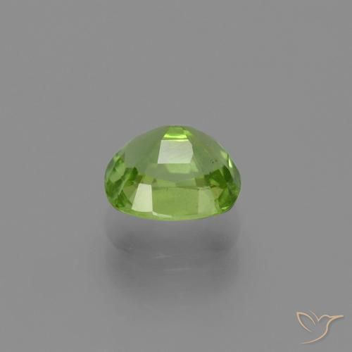 Peridot Gemstone in 8 x 7.1 mm Size for Sale, Peridot Stone in Medium Green Color