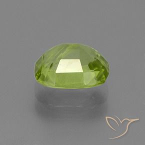 Peridot Gemstone in 8 x 6.7 mm Size for Sale, Peridot Stone in Light Lively Green Color