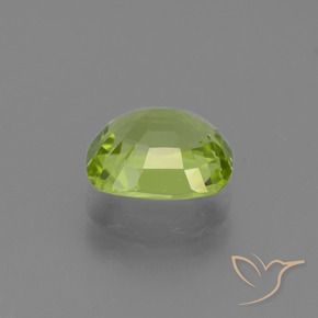 Peridot Gemstone in 8.2 x 7 mm Size for Sale, Peridot Stone in Light Lively Green Color