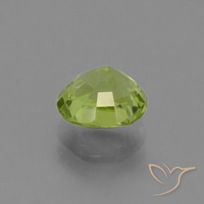 Peridot Gemstone in 7.8 x 7.3 mm Size for Sale, Peridot Stone in Light Lively Green Color