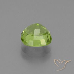 Peridot Gemstone in 7.6 x 7.5 mm Size for Sale, Peridot Stone in Medium-Light Green Color