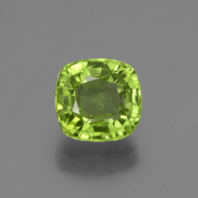 2.1ct Cushion-Cut Lively Green Peridot Gem for sale 2.1ct Cushion-Cut Lively Green Peridot Gem (ID: 447515)